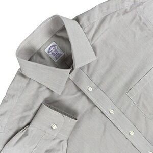 Brooks Brothers Shirt Mens 16.5‎ Red Blue Stripe Classic Long Sleeve Button Up